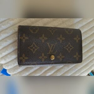 LOUIS VUITTON Monogram Porte Monnaie Billets Tresor Wallet SP0822